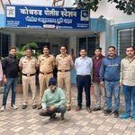 कोथरुड पोलिसांची धडक कारवाई: १ लाखांचे बक्षीस असलेला १ वर्षापासून फरार मोक्कातील आरोपी आंदेशे गावातून अटक….